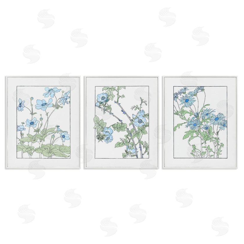 CAD Designs | Wild Blooms with Detailed Outlines