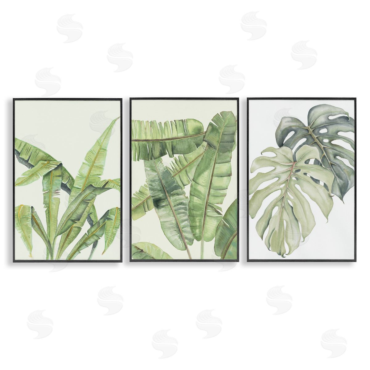 Errico & Slyp Tropical Leaves Collection Canvas Wall Art Print