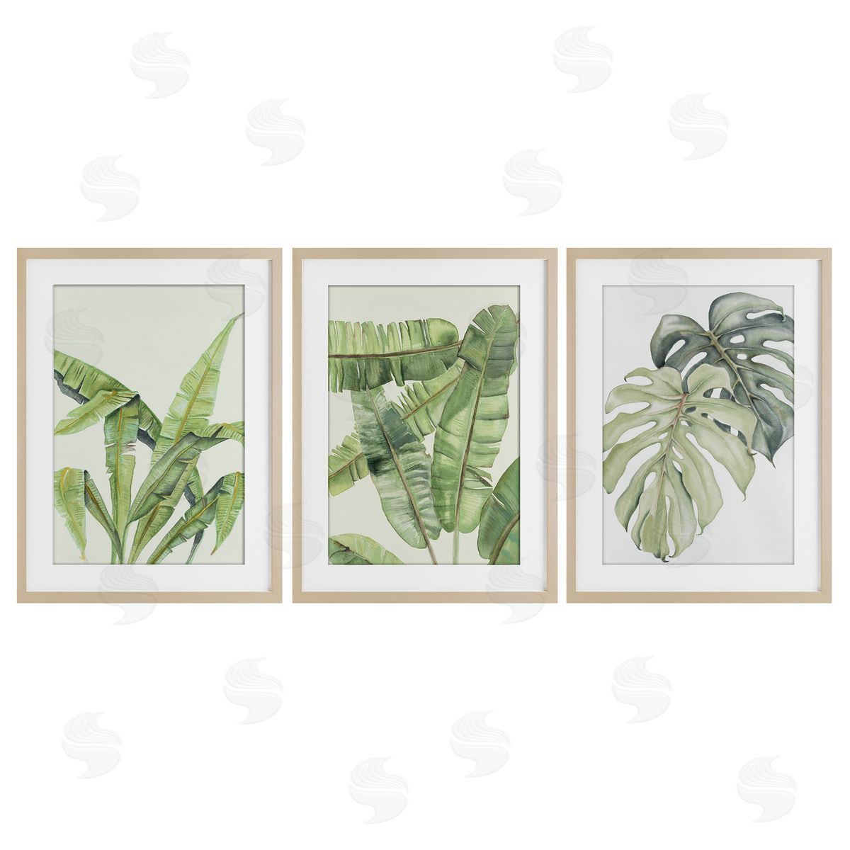 Errico & Slyp Tropical Leaves Collection Canvas Wall Art Print