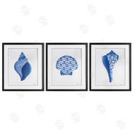 Courtney Prahl | Blue Chinoiserie Seashells