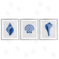 Courtney Prahl | Blue Chinoiserie Seashells