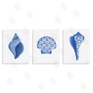Courtney Prahl | Blue Chinoiserie Seashells