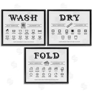 Lettered and Lined | Wash Dry Fold Practical Charts