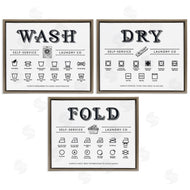 Lettered and Lined | Wash Dry Fold Practical Charts