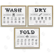 Lettered and Lined | Wash Dry Fold Practical Charts