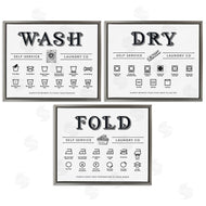 Lettered and Lined | Wash Dry Fold Practical Charts