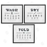 Lettered and Lined | Wash Dry Fold Practical Charts