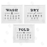Lettered and Lined | Wash Dry Fold Practical Charts