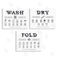 Lettered and Lined | Wash Dry Fold Practical Charts