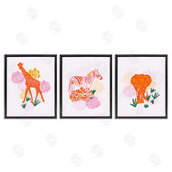 Dina Riddle | Safari Jungle Animal Trio