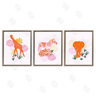 Dina Riddle | Safari Jungle Animal Trio