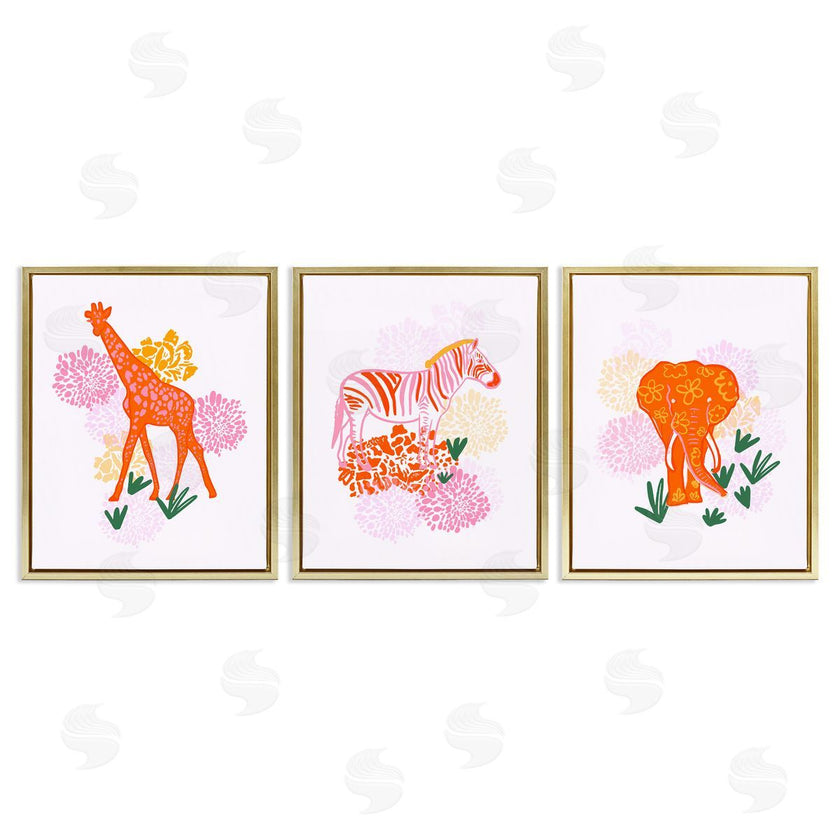 Dina Riddle | Safari Jungle Animal Trio