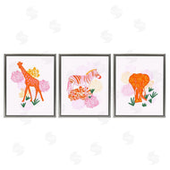 Dina Riddle | Safari Jungle Animal Trio