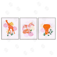 Dina Riddle | Safari Jungle Animal Trio