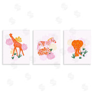 Dina Riddle | Safari Jungle Animal Trio