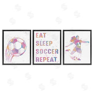 Marcus Prime | Minimal Pastel Girl's Soccer