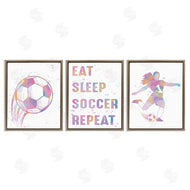 Marcus Prime | Minimal Pastel Girl's Soccer