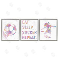 Marcus Prime | Minimal Pastel Girl's Soccer