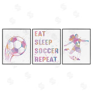 Marcus Prime | Minimal Pastel Girl's Soccer