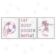 Marcus Prime | Minimal Pastel Girl's Soccer
