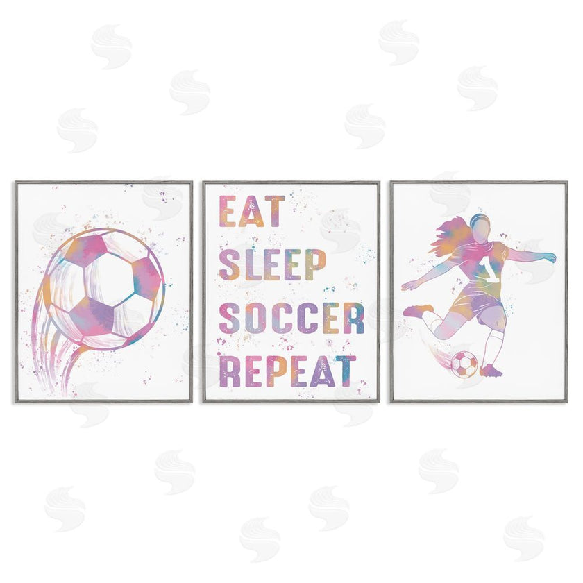 Marcus Prime | Minimal Pastel Girl's Soccer