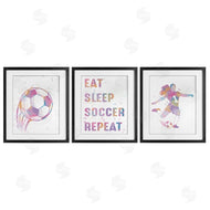 Marcus Prime | Minimal Pastel Girl's Soccer