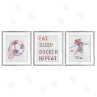Marcus Prime | Minimal Pastel Girl's Soccer