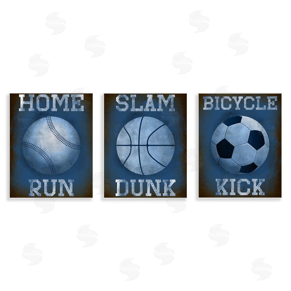 Marcus Prime Sports Words Inspiring Athlete Wall Plaque Printed Art Set