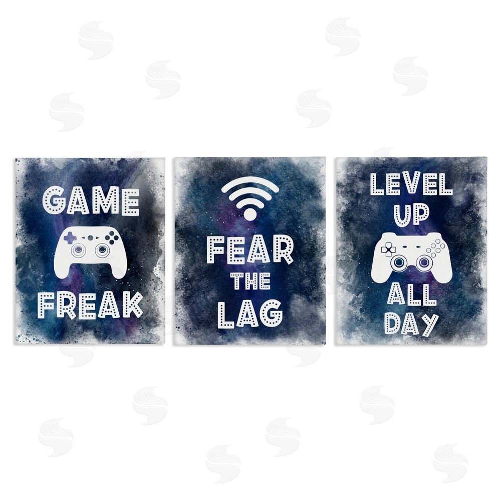 Marcus Prime Gamer Quotes with Splash Canvas Wall Art Print