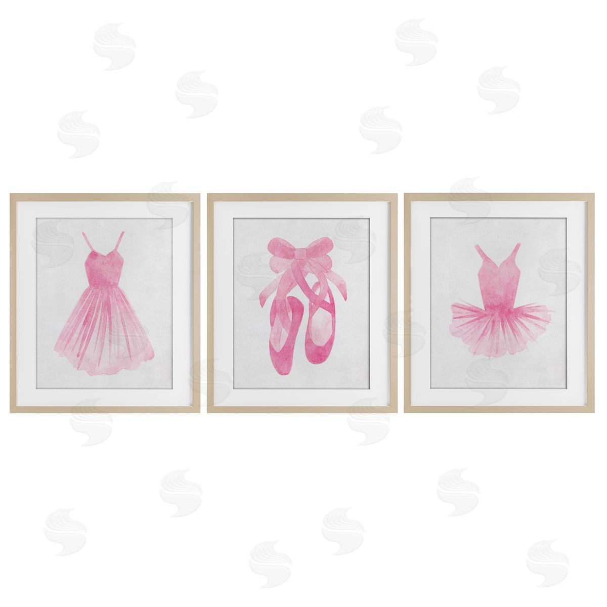Camila Juncos Ballet Costume Dress & Shoes Canvas Wall Art Print