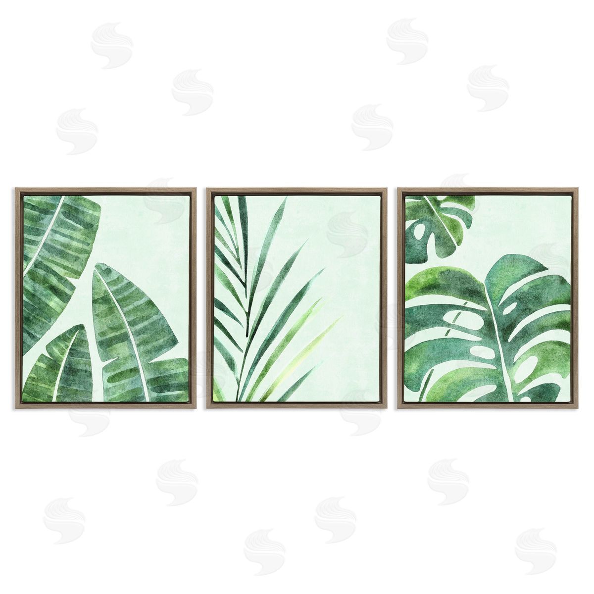 Camila Juncos Various Plant Leaves Tropics Canvas Wall Art Print