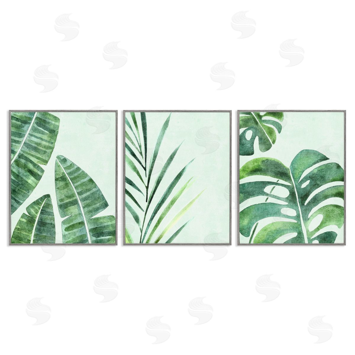 Camila Juncos Various Plant Leaves Tropics Canvas Wall Art Print