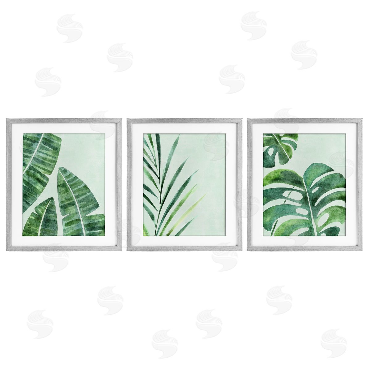 Camila Juncos Various Plant Leaves Tropics Canvas Wall Art Print
