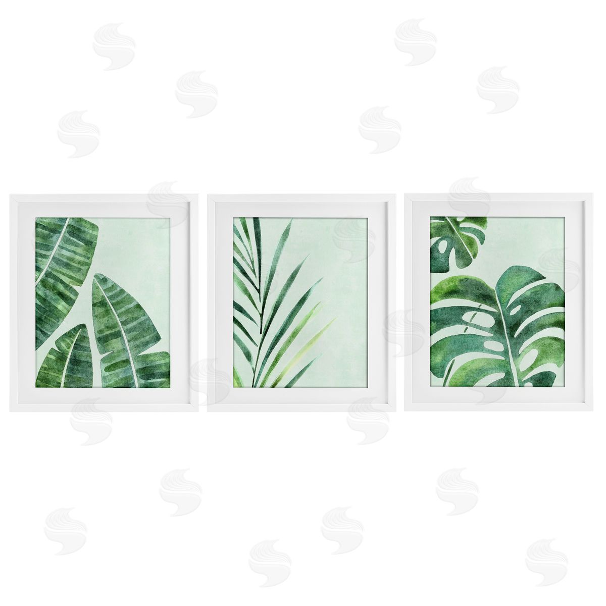 Camila Juncos Various Plant Leaves Tropics Canvas Wall Art Print