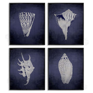 Graffi*tee Studios | Shells on Indigo Gradient