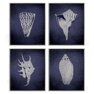 Graffi*tee Studios | Shells on Indigo Gradient