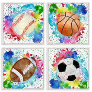 Kim Allen | Rainbow Splatter Baseball