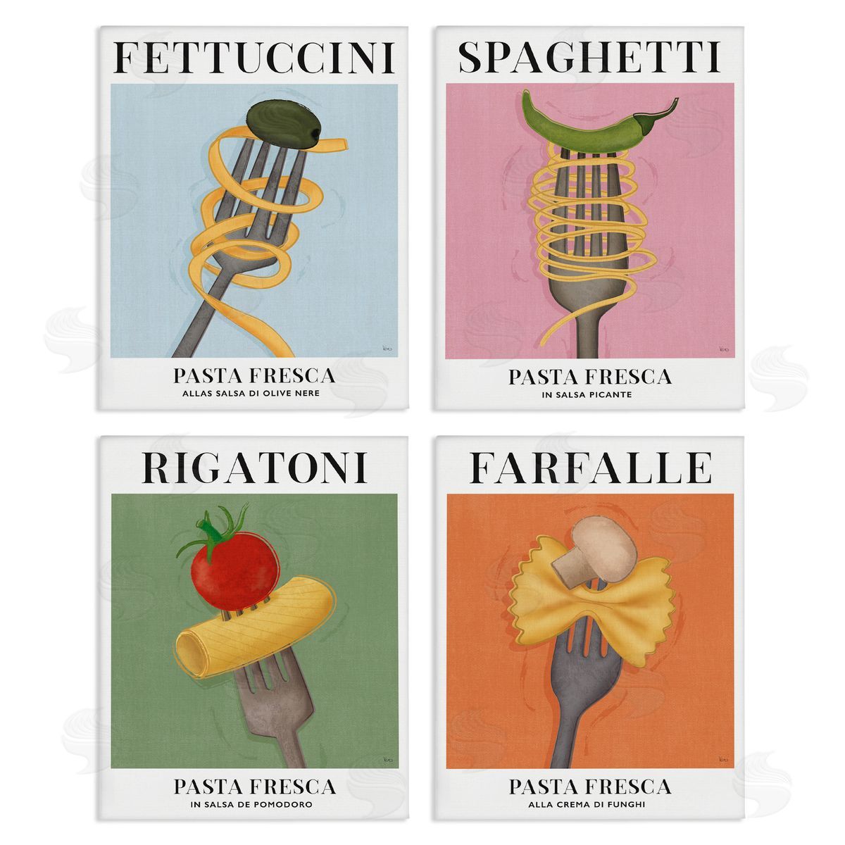 Veronique Charron | Vintage Pasta Cuisine Forks