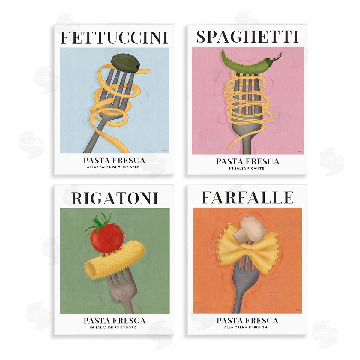 Veronique Charron | Vintage Pasta Cuisine Forks