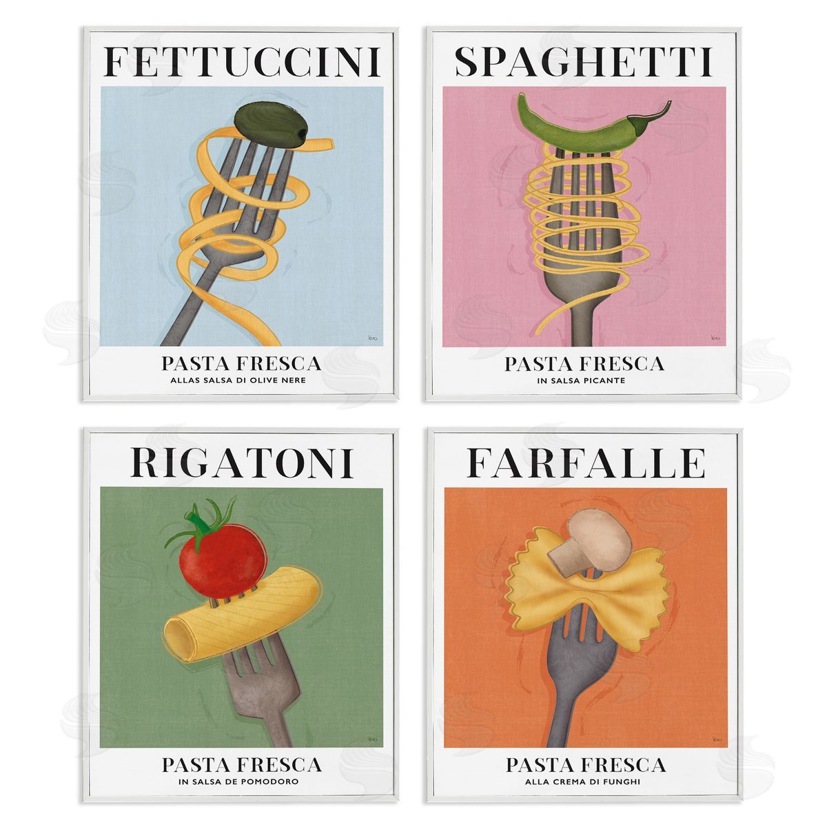 Veronique Charron | Vintage Pasta Cuisine Forks