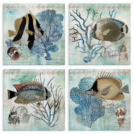 Susan Arnot | Tropical Fish & Coral Collages