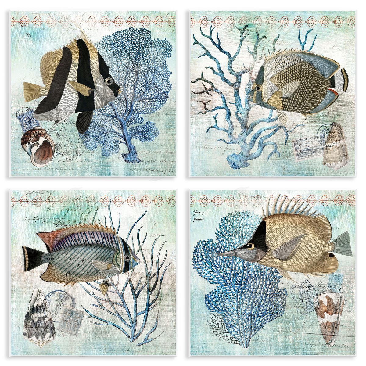 Susan Arnot | Tropical Fish & Coral Collages