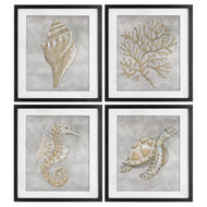 Patti Bishop | Grey Sea Life Drawing