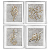 Patti Bishop | Grey Sea Life Drawing