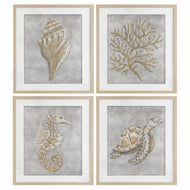 Patti Bishop | Grey Sea Life Drawing