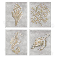 Patti Bishop | Grey Sea Life Drawing