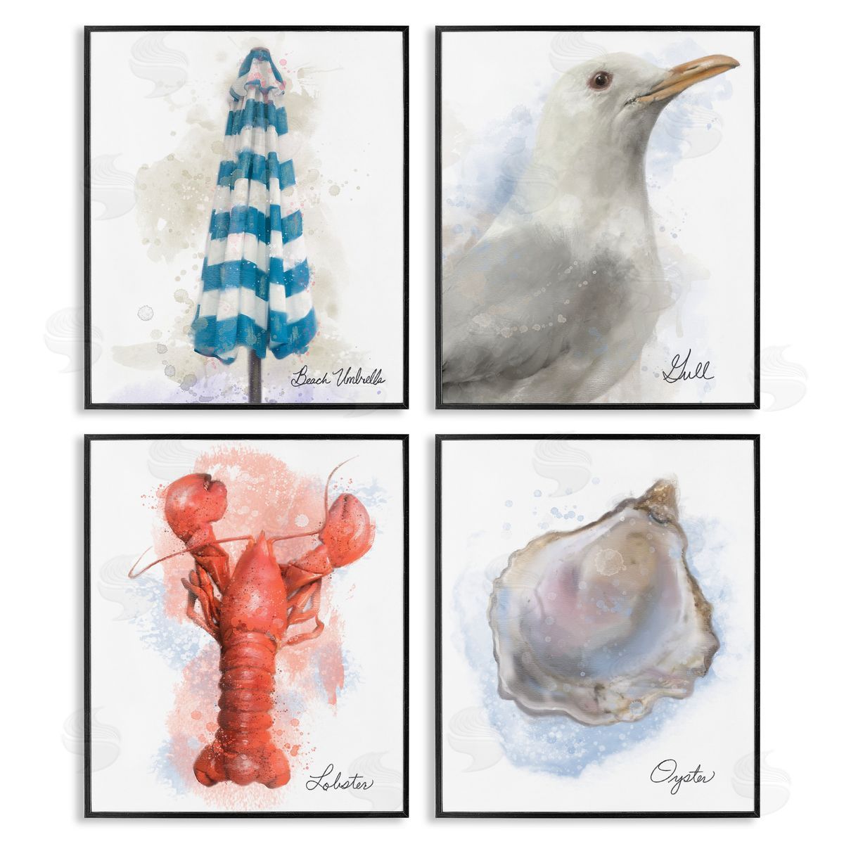 Matthew Piotrowicz Honeybloom Coastal Beach Creatures Canvas Wall Art Print