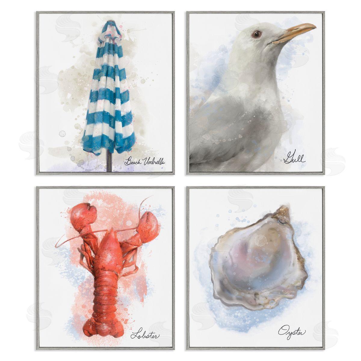 Matthew Piotrowicz Honeybloom Coastal Beach Creatures Canvas Wall Art Print