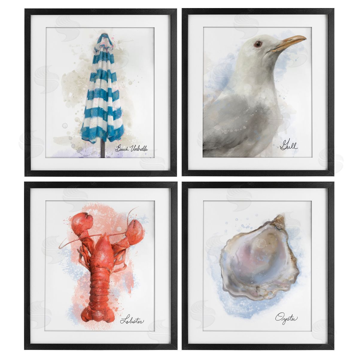 Matthew Piotrowicz Honeybloom Coastal Beach Creatures Canvas Wall Art Print