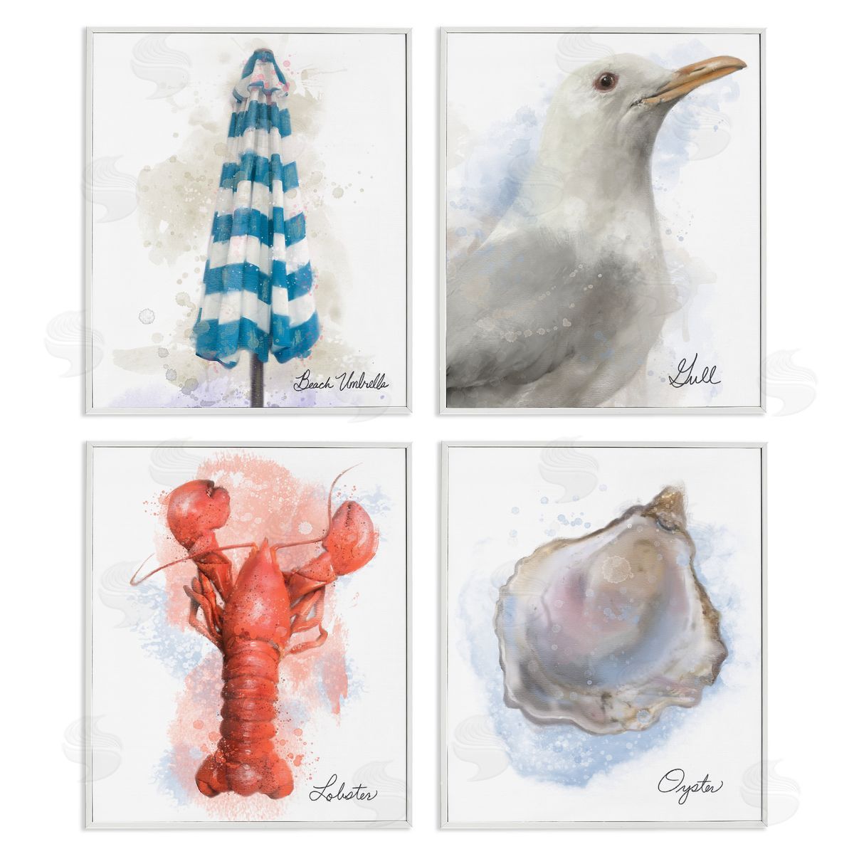 Matthew Piotrowicz Honeybloom Coastal Beach Creatures Canvas Wall Art Print